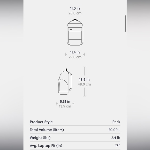 Authority Laptop Backpack Deluxe in eco nightfall (blue) - Picture 9 of 9